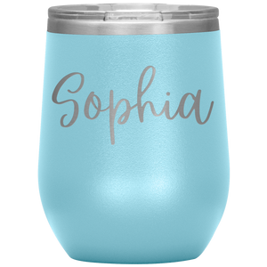 Sophia Custom Wine Tumbler