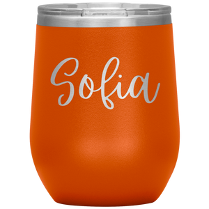 Sofia Custom Wine Tumbler