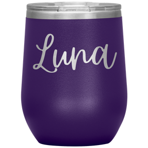 Luna Custom Wine Tumbler