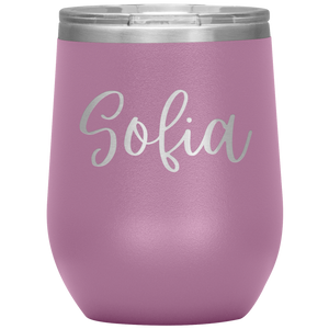 Sofia Custom Wine Tumbler