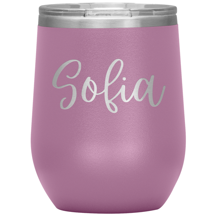 Sofia Custom Wine Tumbler