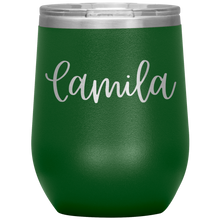 Load image into Gallery viewer, Camila Custom Wine Tumbler
