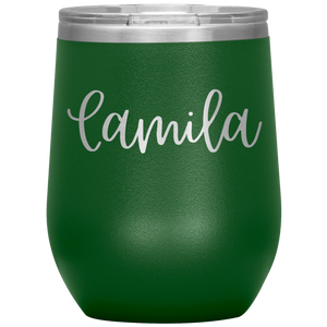 Camila Custom Wine Tumbler