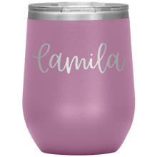 Load image into Gallery viewer, Camila Custom Wine Tumbler