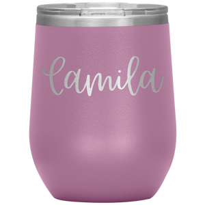 Camila Custom Wine Tumbler