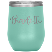 Load image into Gallery viewer, Charlotte Custom Wine Tumbler