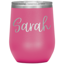 Load image into Gallery viewer, Sarah Custom Wine Tumbler